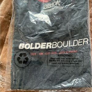 Bolder Boulder size small tee shirt -